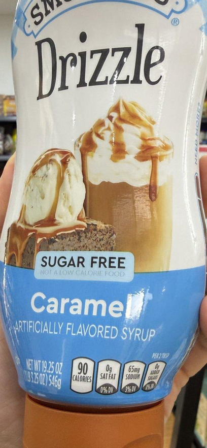 سيروب الكراميل الخالي من السكر سموكرز دريزل (Smucker's Drizzle Sugar Free Caramel Flavored Syrup)