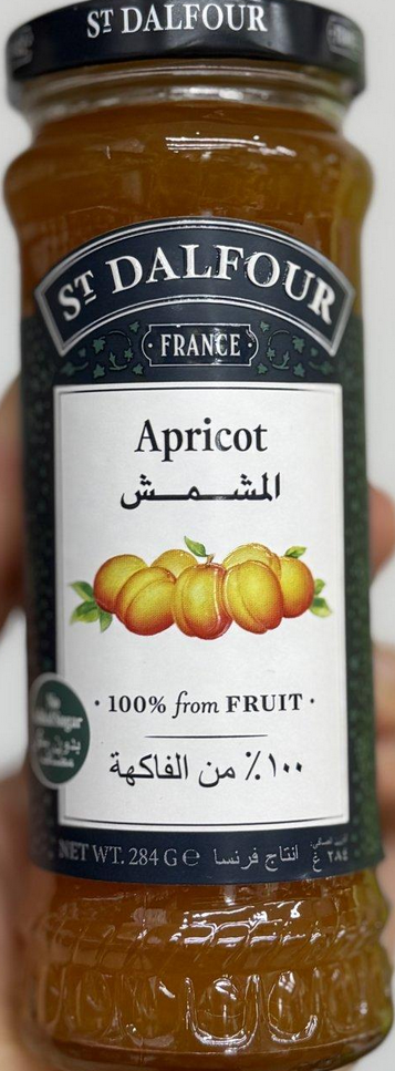 مربى المشمش Apricot طبيعي 100% خالي من السكر وزنه 284 غرام