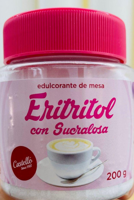 سكر الارثيتول وسكرلوز العضوي 200غرام✅♥️