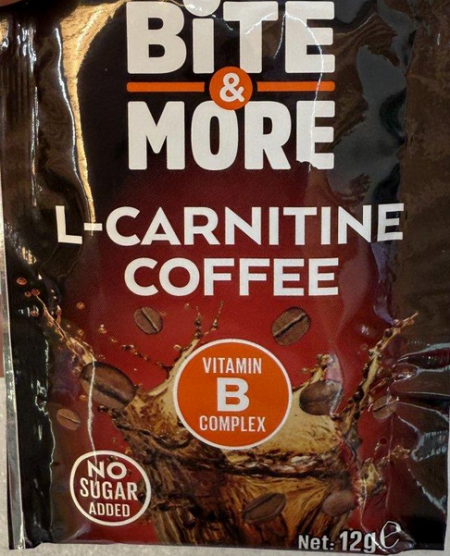 قهوة غنية الكارنيتين وفيتامينات بي L- Carnitine coffee وزنه 12غرام