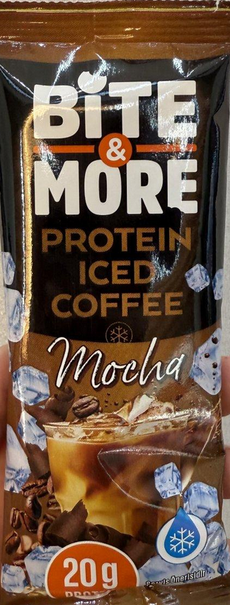 قهوة بروتين موكا protein iced coffee وزنه 33غرام