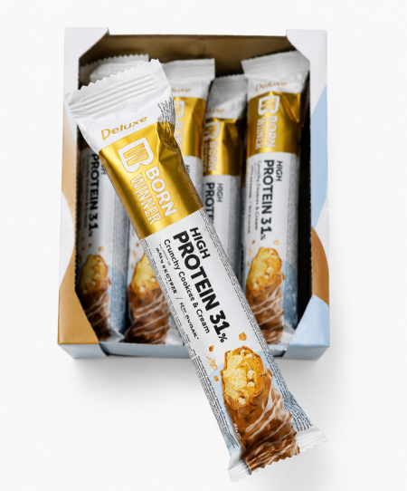 بروتين بار Crunchy Cookies &Cream الايطالي