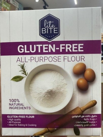 طحين دقيق لايت بايت (Lite Bite) خالي من الجلوتين وزنه 500 غرام