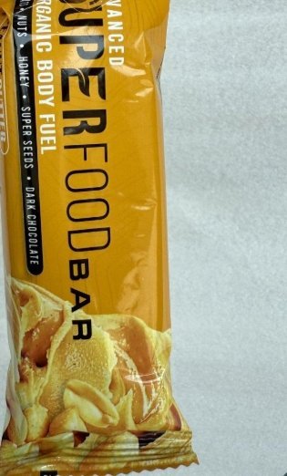 سوبر فود بار super food bar بالفول السوداني وزنه 60 غرام
