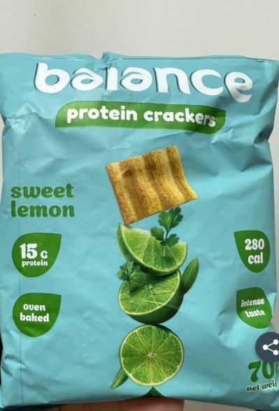 Balance شيبس رقائق مقرمشة بالليمون عالية البروتين 70غرام