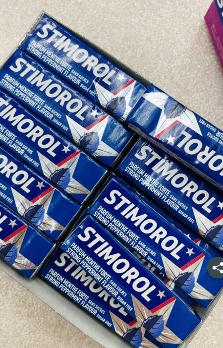 علكة طبية ‏ Stimorol foil بطعم النعنع القوية 🌿