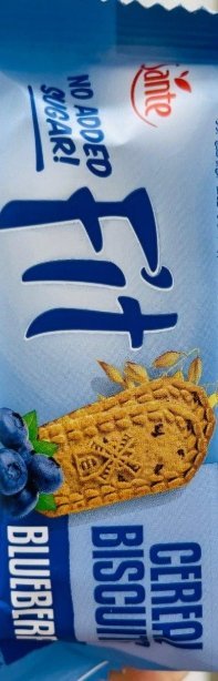 بسكويت الشوفان Fit بالبلوبري دايت بدون سكر وزنه٥٠ غرام🫐🫐