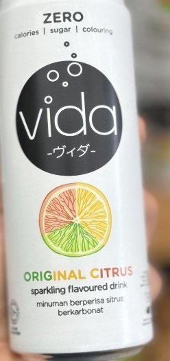 مشروب غازي vida فيدا بنكهة الحمضيات دايت صفر سكر وصفر سعرات وزنها 325غرام❤️
